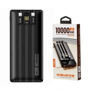 Power Bank Moxom MXPB49 10000mAh - Écran LCD - multiple ports et cables